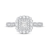 Thumbnail Image 3 of Adore Princess-Cut Diamond Vintage-Inspired Engagement Ring 3/4 ct tw 14K White Gold