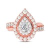 Thumbnail Image 3 of Adore Pear-Shaped Engagement Ring 1-1/2 ct tw 14K Rose Gold