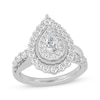 Thumbnail Image 1 of Adore Pear-Shaped Engagement Ring 1-1/2 ct tw 14K White Gold
