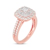 Thumbnail Image 2 of Adore Princess-Cut Diamond Engagement Ring 1-1/5 ct tw 14K Rose Gold