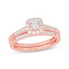 Princess-Cut Diamond Bridal Set 1/2 ct tw 14K Rose Gold