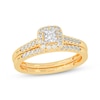 Princess-Cut Diamond Bridal Set 1/2 ct tw 14K Yellow Gold