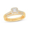 Thumbnail Image 0 of Princess-Cut Diamond Bridal Set 1/2 ct tw 14K Yellow Gold