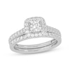 Thumbnail Image 1 of Adore Princess-Cut Diamond Bridal Set 1 ct tw 14K White Gold