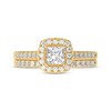 Thumbnail Image 3 of Princess-Cut Diamond Bridal Set 1 ct tw 14K Yellow Gold