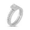 Thumbnail Image 1 of Princess-Cut Diamond Bridal Set 3/4 ct tw 14K White Gold