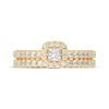 Princess-Cut Diamond Bridal Set 3/4 ct tw 14K Yellow Gold