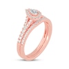Thumbnail Image 2 of Adore Pear-Shaped Diamond Bridal Set 1/2 ct tw 14K Rose Gold