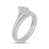 Thumbnail Image 2 of Adore Pear-Shaped Diamond Bridal Set 1/2 ct tw 14K White Gold