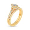 Thumbnail Image 2 of Adore Pear-Shaped Diamond Bridal Set 1/2 ct tw 14K Yellow Gold