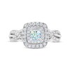Thumbnail Image 3 of THE LEO First Light Diamond Princess-Cut Engagement Ring 3/4 ct tw 14K White Gold
