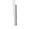 Thumbnail Image 2 of Black & White Diamond Bar Necklace 1/4 ct tw 10K White Gold 18"