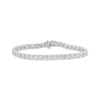Thumbnail Image 1 of Diamond Link Bracelet 1/20 ct tw Sterling Silver 7"