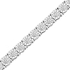 Thumbnail Image 2 of Diamond Link Bracelet 1/20 ct tw Sterling Silver 7"