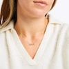 Thumbnail Image 3 of Diamond "Love" Necklace 1/15 ct tw 10K Yellow Gold 18"