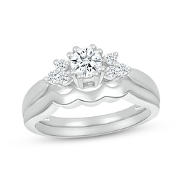 Adore Diamond Bridal Set 3/8 ct tw 10K White Gold