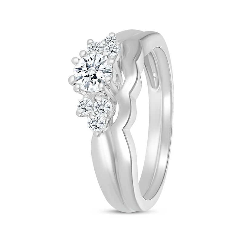Main Image 2 of Adore Diamond Bridal Set 3/8 ct tw 10K White Gold