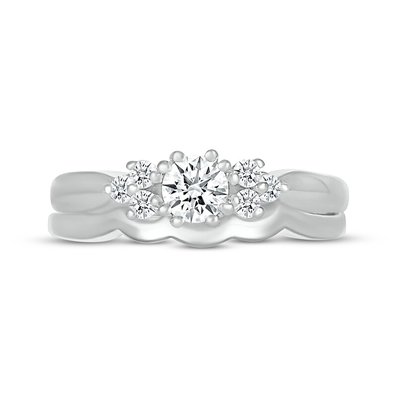 Main Image 4 of Adore Diamond Bridal Set 3/8 ct tw 10K White Gold