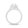 Thumbnail Image 2 of Oval-Cut Diamond Halo Bridal Set 1-1/2 ct tw 14K White Gold
