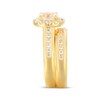 Thumbnail Image 2 of Adore Oval-Cut Diamond Halo Bridal Set 1-1/2 ct tw 14K Yellow Gold