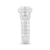 Thumbnail Image 2 of Adore Emerald-Cut Diamond Three-Stone Engagement Ring 2 ct tw 14K White Gold