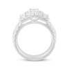 Thumbnail Image 3 of Adore Emerald-Cut Diamond Three-Stone Engagement Ring 2 ct tw 14K White Gold
