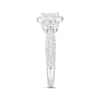 Thumbnail Image 1 of Emerald-Cut Diamond Three-Stone Engagement Ring 1-1/4 ct tw 14K White Gold