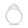 Thumbnail Image 3 of Adore Emerald-Cut Diamond Three-Stone Engagement Ring 1-1/4 ct tw 14K White Gold