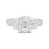 Thumbnail Image 3 of Emerald-Cut Diamond Three-Stone Engagement Ring 1-1/4 ct tw 14K White Gold