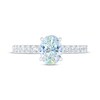 Thumbnail Image 3 of THE LEO First Light Diamond Oval-Cut Engagement Ring 1-1/4 ct tw 14K White Gold