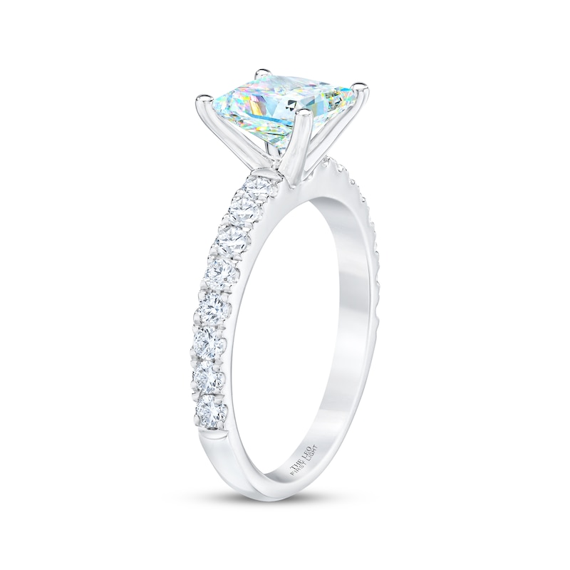 THE LEO First Light Diamond Princess-Cut Engagement Ring 2-3/8 ct tw 14K White Gold