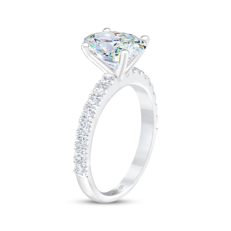Main Image 2 of THE LEO First Light Diamond Oval-Cut Engagement Ring 2-3/8 ct tw 14K White Gold