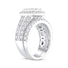 Thumbnail Image 2 of Adore Princess-Cut Diamond Quad Bridal Set 3-1/2 ct tw 14K White Gold