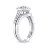 Thumbnail Image 2 of Adore Multi-Diamond Center Bridal Set 1/2 ct tw 14K White Gold