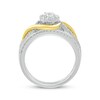 Thumbnail Image 3 of Adore Round-Cut Diamond Bypass Bridal Set 5/8 ct tw 10K Two-Tone Gold