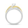 Thumbnail Image 3 of Round-Cut Diamond Swirl Bridal Set 1/2 ct tw 10K Two-Tone Gold