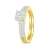 Thumbnail Image 2 of Adore Multi-Diamond Round-Cut Bridal Set 1/2 ct tw 10K Yellow Gold