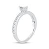 Thumbnail Image 2 of Adore Pear-Shaped Diamond Engagement Ring 1/2 ct tw 14K White Gold & Platinum