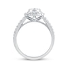 Thumbnail Image 3 of Adore Muti-Diamond Oval Starburst Halo Engagement Ring 5/8 ct tw 14K White Gold