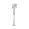 Thumbnail Image 2 of Adore Oval-Cut Diamond Draped Halo Engagement Ring 3/4 ct tw 14K White Gold
