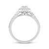 Thumbnail Image 3 of Adore Princess-Cut Quad Diamond Engagement Ring 1/2 ct tw 14K White Gold
