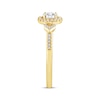 Thumbnail Image 2 of Adore Round-Cut Diamond Halo Engagement Ring 1/4 ct tw 14K Yellow Gold