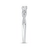 Thumbnail Image 2 of Adore Round-Cut Diamond Three-Stone Twist Shank Engagement Ring 1/2 ct tw 14K White Gold