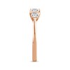 Thumbnail Image 2 of Adore Princess-Cut Diamond Three-Stone Engagement Ring 1 ct tw 14K Rose Gold