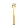 Thumbnail Image 2 of Adore Princess-Cut Diamond Three-Stone Engagement Ring 1 ct tw 14K Yellow Gold