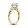 Thumbnail Image 2 of Adore Multi-Diamond Oval Engagement Ring 1/2 ct tw 14K Two-Tone Gold