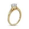 Thumbnail Image 2 of Adore Multi-Diamond Circular-Shaped Engagement Ring 1/4 ct tw 14K Two-Tone Gold