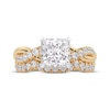Thumbnail Image 3 of Adore Lab-Grown Diamonds Princess-Cut Double Cuff Bridal Set 3 ct tw 14K Yellow Gold (VS2/F)