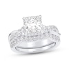 Thumbnail Image 1 of Adore Lab-Grown Diamonds Princess-Cut Double Cuff Bridal Set 3 ct tw 14K White Gold (VS2/F)