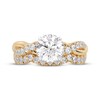 Thumbnail Image 3 of Adore Lab-Grown Diamonds Round-Cut Double Cuff Bridal Set 3 ct tw 14K Yellow Gold (VS2/F)